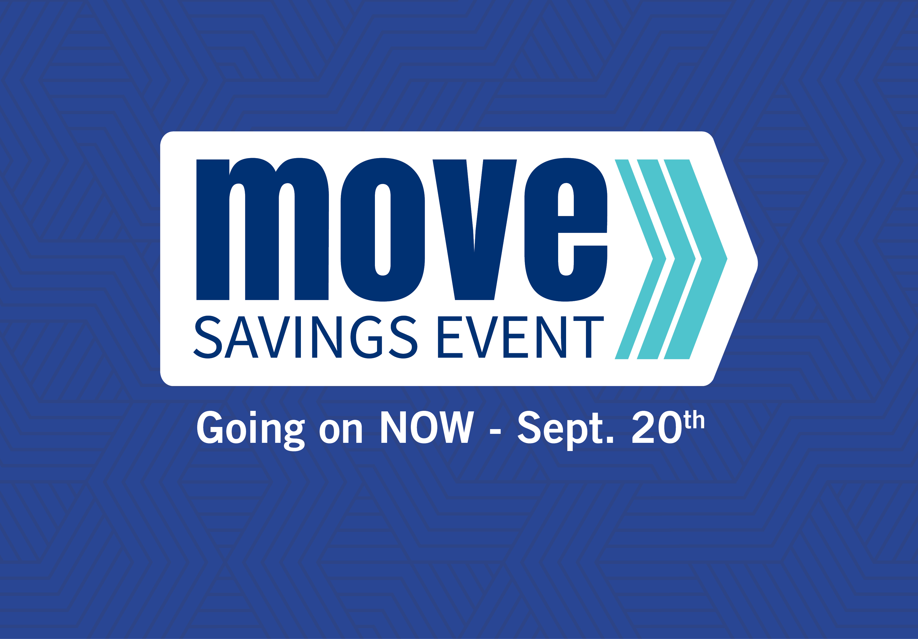 Mattamy Homes MOVE Savings Event featuring a low rate and limited-time savings on select new homes.